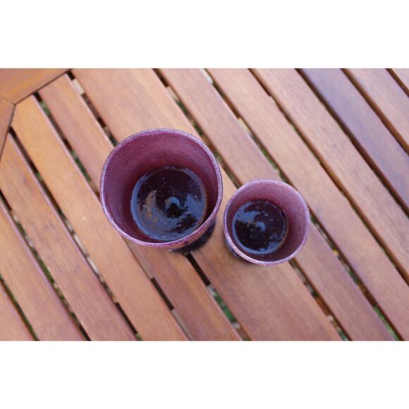 Vintage Wine and Water Glasses / Hand Blown Bubble Glass / Barware / Cocktails - Picture 5 of 8